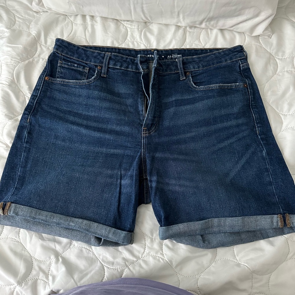 Old Navy Dark Blue Jean Shorts